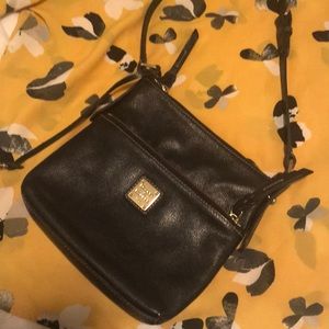 Dooney & Burke black leather bag